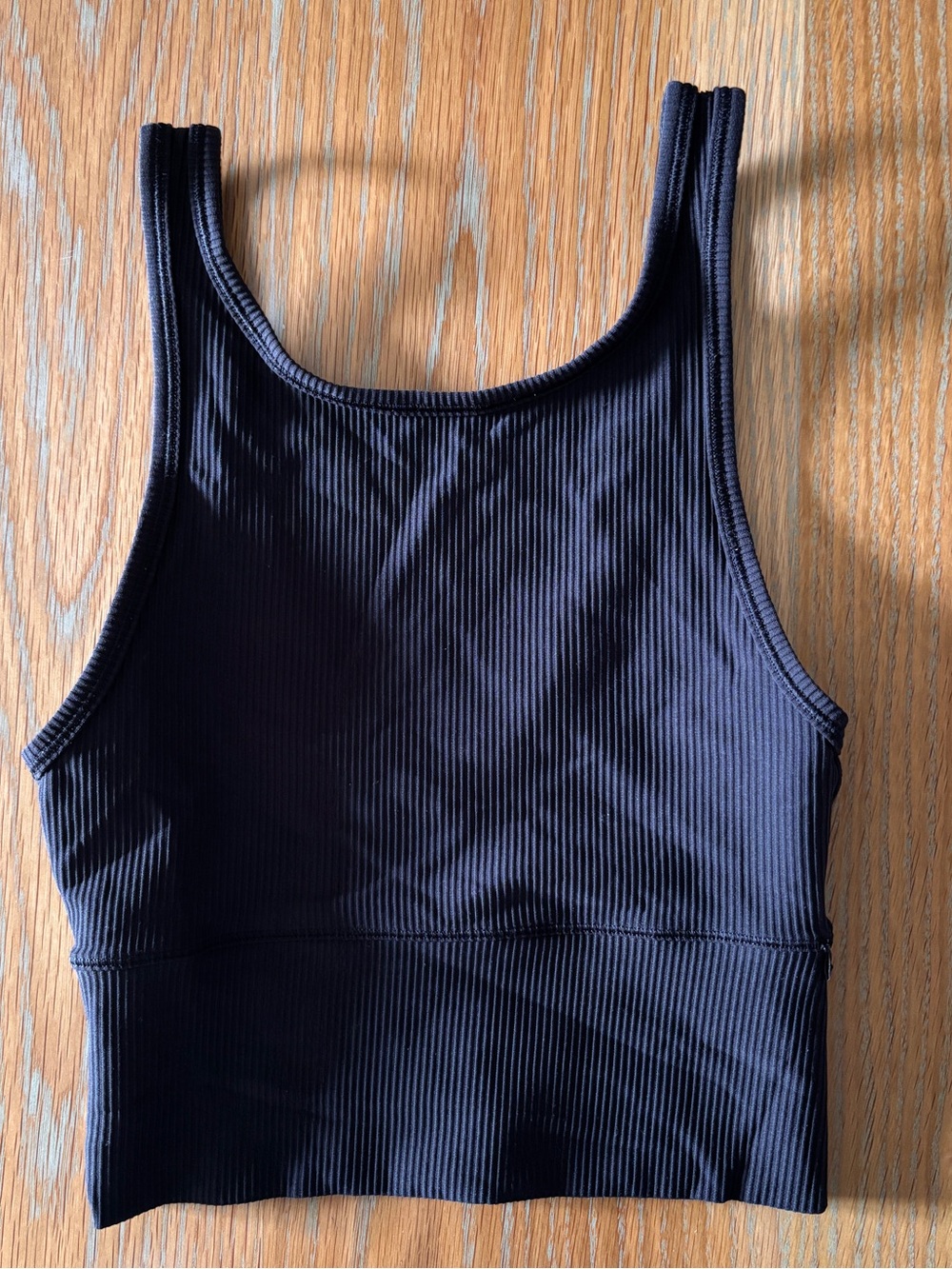 Lululemon Power Pivot Ribbed Tank Top Black